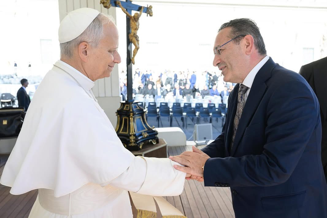 Muharrem Salihu takim me Papa Leoni XIV në Vatikan  Dy lutje për shqiptarët